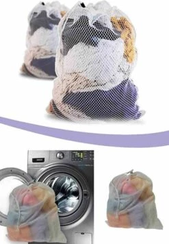 Wasnet Waszak - Groot - XL - 60 X 80 CM - Wit - Treksysteem - Trekbandsluiting - Polyester - Laundry Bag 8 Wasnet Waszak - Groot - XL - 60 X 80 CM - Wit - Treksysteem - Trekbandsluiting - Polyester - Laundry Bag -Huishoudelijke Artikelen Winkel 832x1200 2