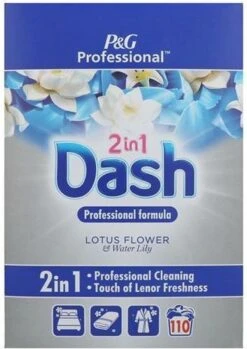Dash 2 In 1 Lotusbloem En Lelie Waspoeder - XL Pack - 110 Wasbeurten -Huishoudelijke Artikelen Winkel 849x1200
