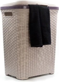 PrimeHome Wasmand Met Deksel – Wassorteerder - Wasbox - Wasmanden Met Deksel - 55 Liter – Kunststof - Roze -Huishoudelijke Artikelen Winkel 863x1200 2