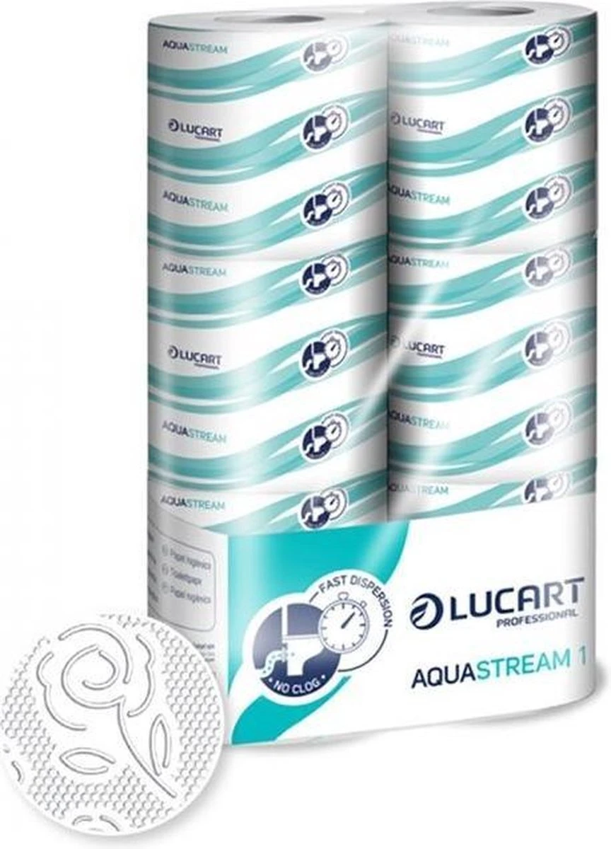 Toiletpapier Aquastream Snel Oplosbaar (6-pack) 3 Toiletpapier Aquastream Snel Oplosbaar (6-pack)