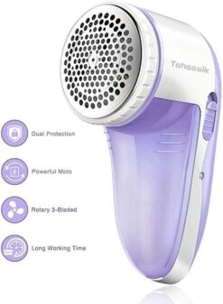 Surker SK-678 - Pluizentondeuse - Oplaadbaar - Paars