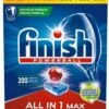 Finish Powerball All-in-1 Vaatwastabletten - 200 Stuks -Huishoudelijke Artikelen Winkel 880x1200