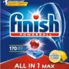 Finish All In 1 Max Citroen - Vaatwastabletten - 170 Tabs - Voordeelpak 1 Finish All In 1 Max Citroen - Vaatwastabletten - 170 Tabs - Voordeelpak -Huishoudelijke Artikelen Winkel 886x1200 3