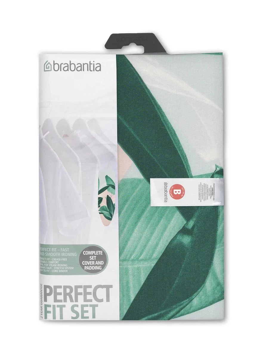 Brabantia Strijkplankhoes B - 124 X 38 Cm - Tropical Leaves - Complete Set 5 Brabantia Strijkplankhoes B - 124 X 38 Cm - Tropical Leaves - Complete Set - Afbeelding 3
