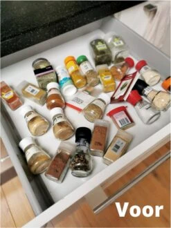 Merkloos Kruidenrek Lade - Kruiden Organizer - Kruidenrek Uitschuifbaar - Lade Organizer - Kruiden Opbergen Lade - Kruidenrekje Schuif - Min. 20x42 Max. 40x42 -Huishoudelijke Artikelen Winkel 899x1200 13