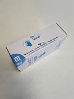 Merkloos Comfort Nitril Wegwerp Handschoenen - Poedervrij - Blauw - Maat M - 100 Stuks