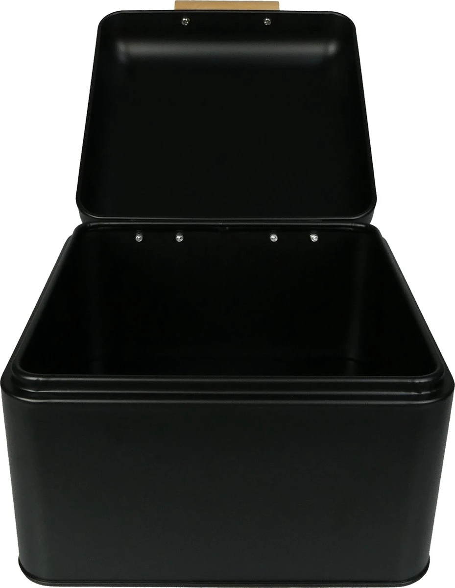 Shall BBHZ01 Broodbak Zwart Metaal 4 Shall BBHZ01 Broodbak Zwart Metaal - Afbeelding 2