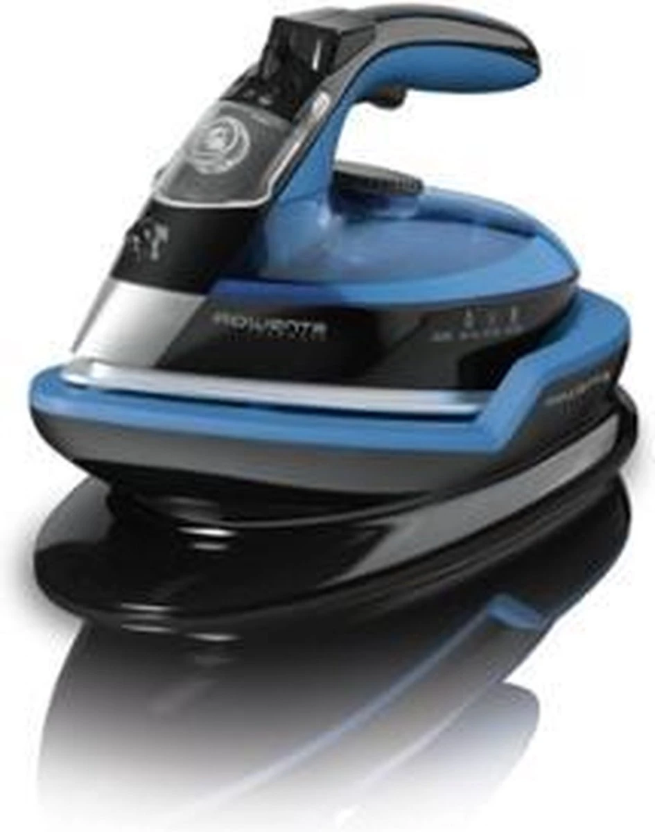 Rowenta Freemove DE5010 Stoomstrijkijzer Microsteam 400 Soleplate 2400W Zwart, Blauw 12 Rowenta Freemove DE5010 Stoomstrijkijzer Microsteam 400 Soleplate 2400W Zwart, Blauw - Afbeelding 10