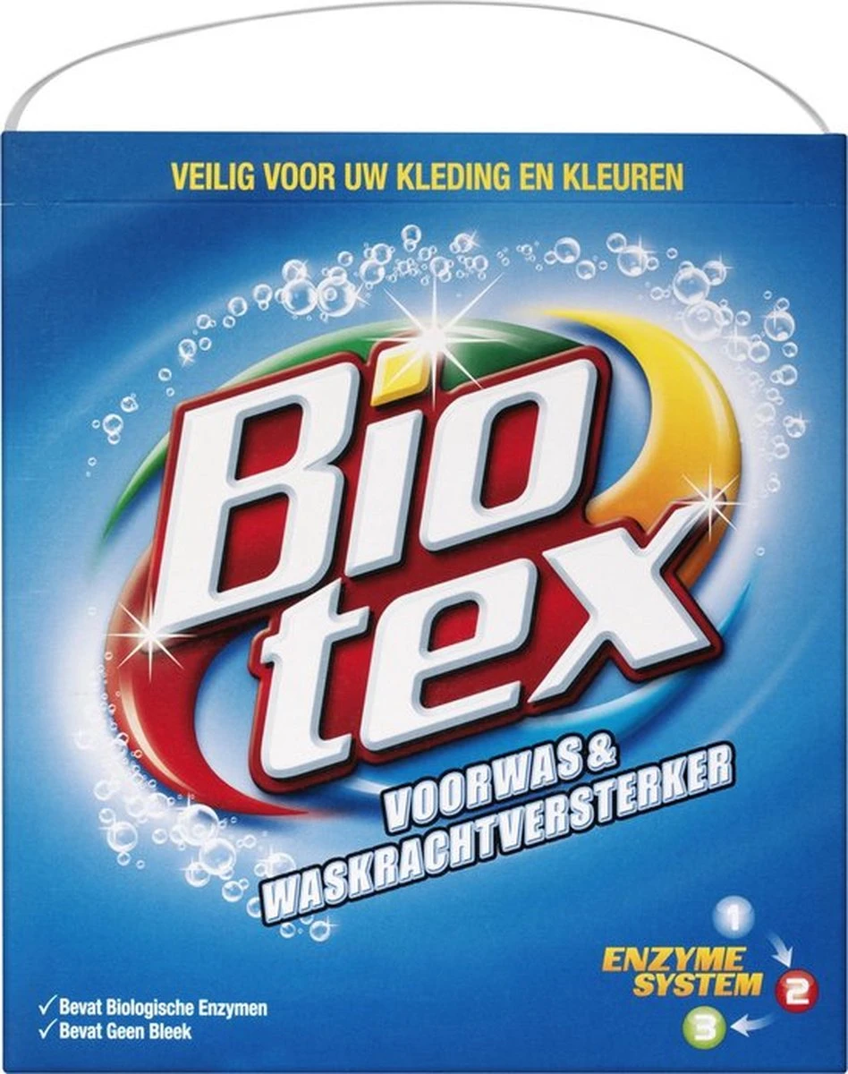 Biotex Voorwas En Waskrachtversterker Waspoeder - 4 Kg 5 Biotex Voorwas En Waskrachtversterker Waspoeder - 4 Kg - Afbeelding 3