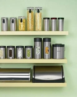 Brabantia Voorraadbus - 1,4 L - Matt Steel Fingerprint Proof / Matt Black Deksel - Met Venster 16 Brabantia Voorraadbus - 1,4 L - Matt Steel Fingerprint Proof / Matt Black Deksel - Met Venster -Huishoudelijke Artikelen Winkel 952x1200 1