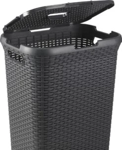 Curver Style Wasmand Met Deksel - 60L - Antraciet 18 Curver Style Wasmand Met Deksel - 60L - Antraciet -Huishoudelijke Artikelen Winkel 974x1200 6